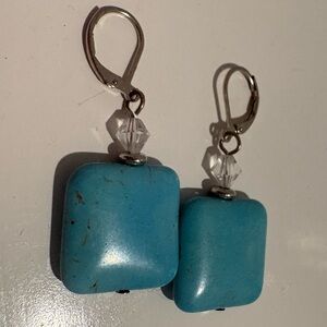 Turquoise and Silver Earrings
